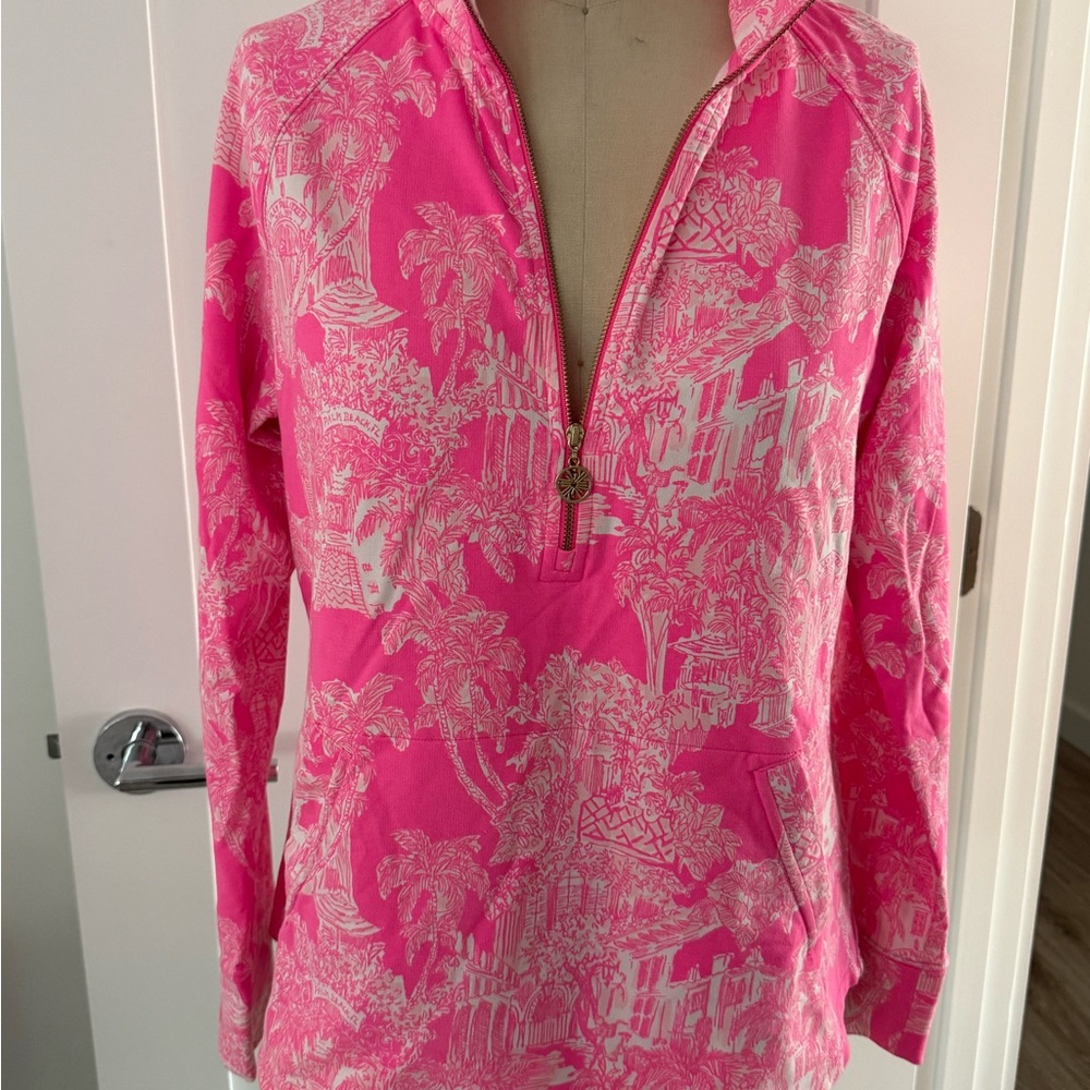 Lilly Pulitzer Skipper 1/4 zip Pullover Size: M